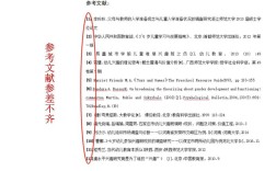 论文查重参考文献为何标红？