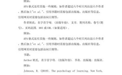 英文参考文献APA格式怎么写？