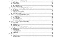 汽车零部件发展参考文献