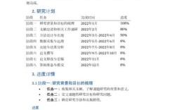 论文研究进度安排怎么写