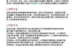 论文中研究方法的定义究竟指什么？