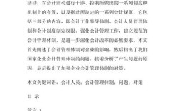 会计人员管理体制该如何优化？