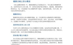 幼儿园教育指导纲要中健康领域的核心目标与实践策略解析