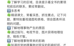 初中地理课题研究方法