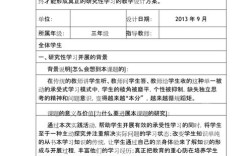 小学数学教学有效性研究