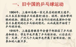 乒乓球发展史有哪些关键参考文献？