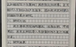 五年级研究报告500字