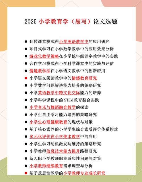 小学教育论文选题，如何选好又实用？-图1