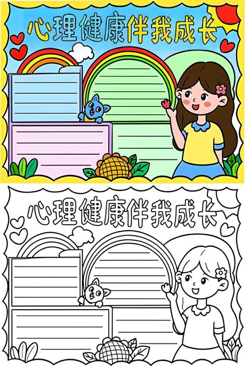 手抄小报 健康人格教育-图2