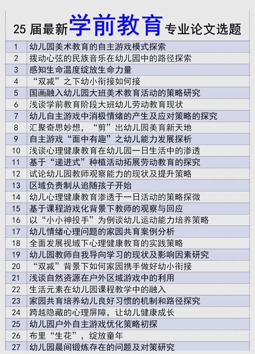 研究幼儿市场的论文题目-图2
