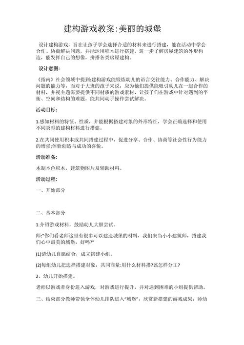 解锁幼儿建构游戏的核心价值,从材料投放、教师指导到幼儿能力发展的深度研究-图2 解锁幼儿建构游戏的核心价值,从材料投放、教师指导到幼儿能力发展的深度研究-图2