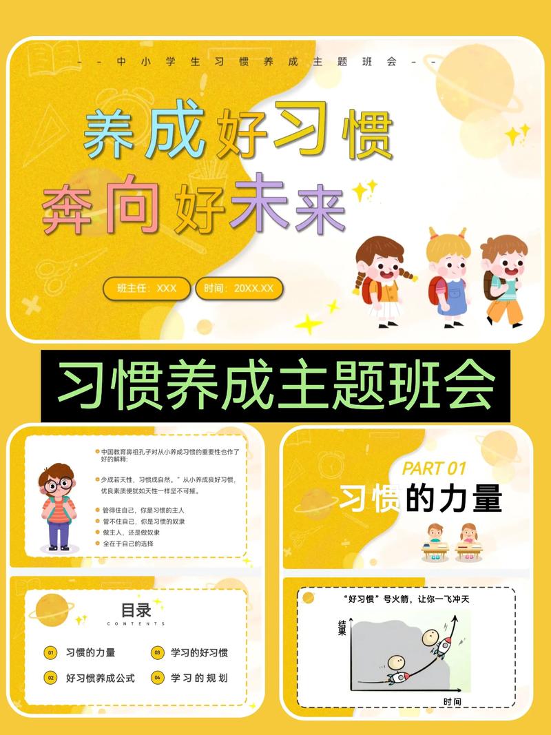 播撒习惯种子,培育成长力量——习惯教育主题班会PPT分享-图1 播撒习惯种子,培育成长力量——习惯教育主题班会PPT分享-图1