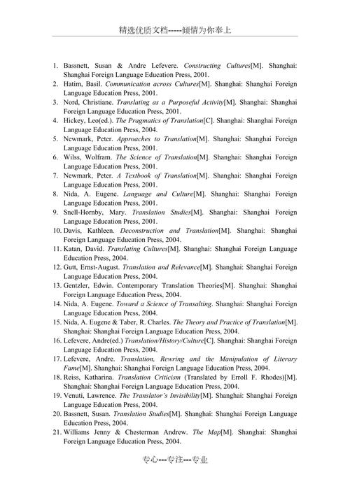 翻译专业参考文献哪里找?-图1 翻译专业参考文献哪里找?-图1