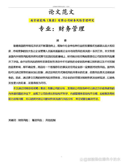 财务风险研究意义何在？-图2