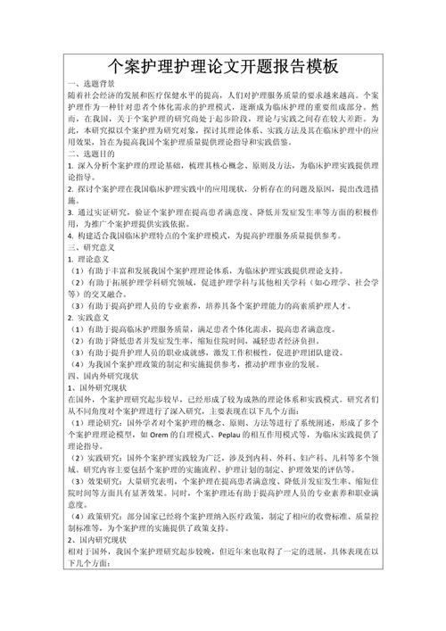 护理研究开题报告有哪些常见类型?-图1 护理研究开题报告有哪些常见类型?-图1