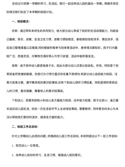 大班下阶段教育措施有哪些关键点?-图1 大班下阶段教育措施有哪些关键点?-图1