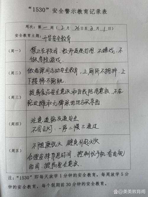 安全教育记录表如何高效落实高中责任？-图2
