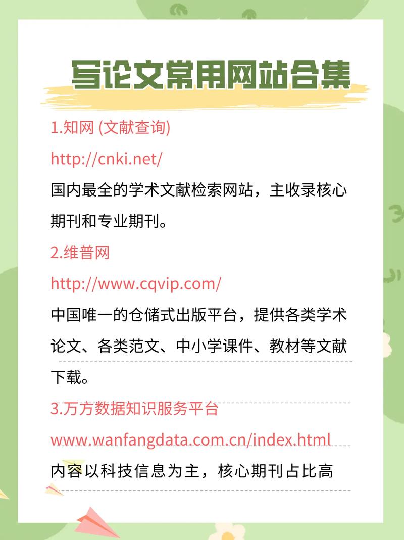 本科生论文参考文献网站有哪些推荐？-图1