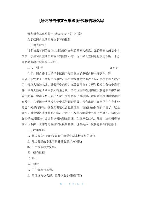 研究报告500字五年级-图2