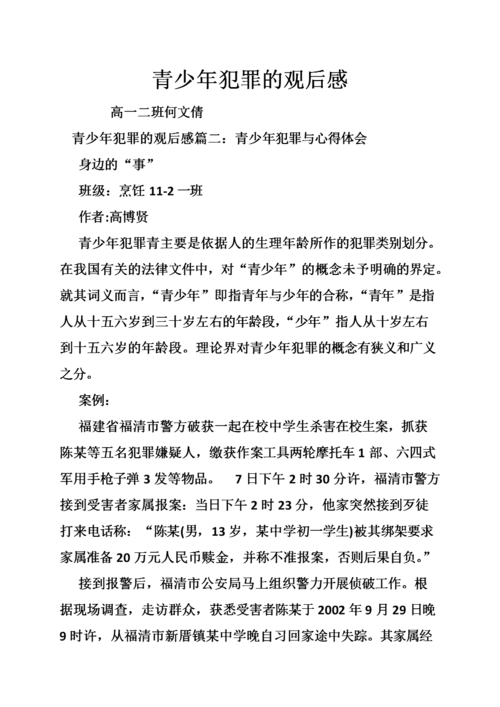 关于青少年犯罪参考文献-图3