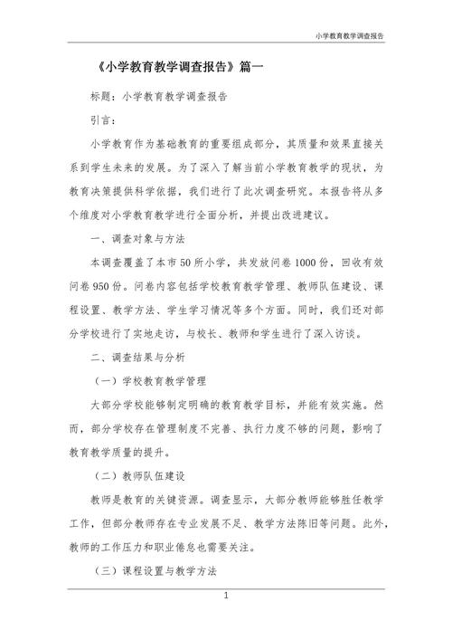 对小学教育现状的看法-图1