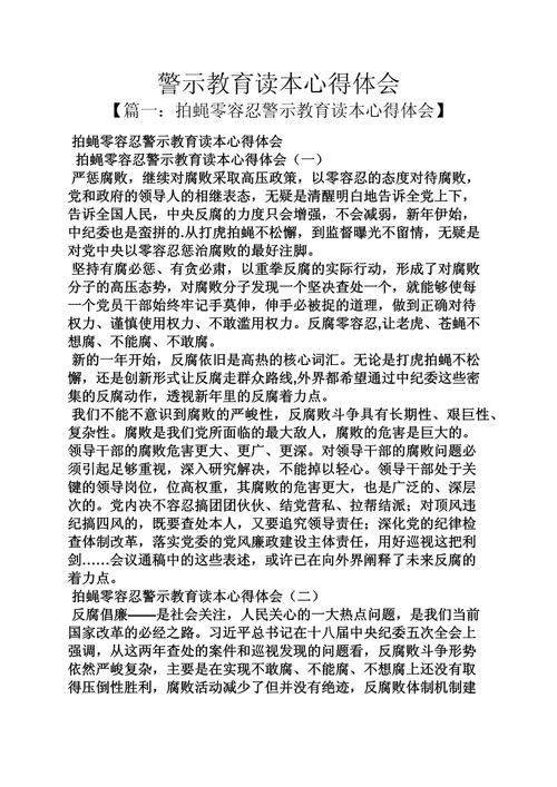 警示专题教育认识体会-图1