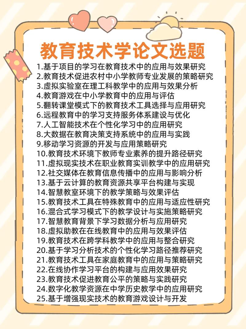 全国教育技术论文选题方向如何确定？-图1