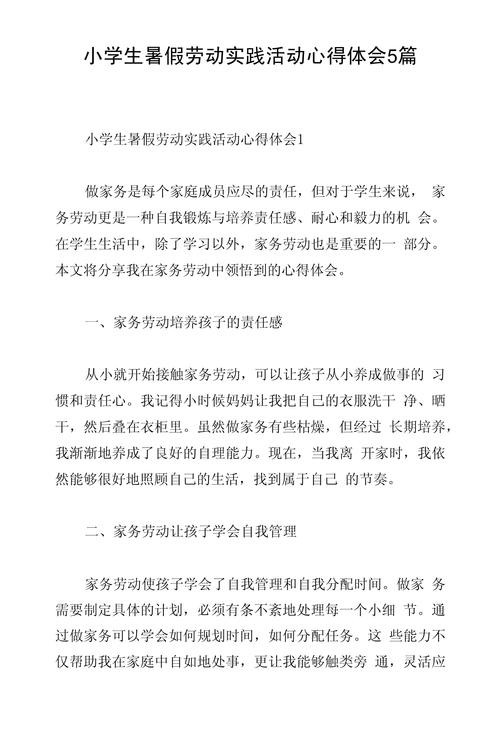 暑假实践教育活动内容有哪些？-图1