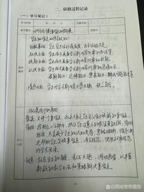 校本研修说课研究记录如何有效提升教学质量？-图1