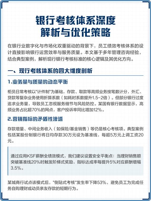 银行绩效考核如何优化才更有效？-图1