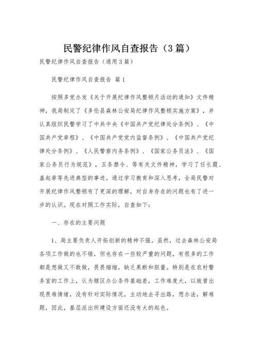 纪律教育自查整改汇报-图1