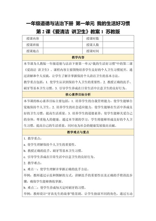 小学教案模板如何融入环境教育？-图2